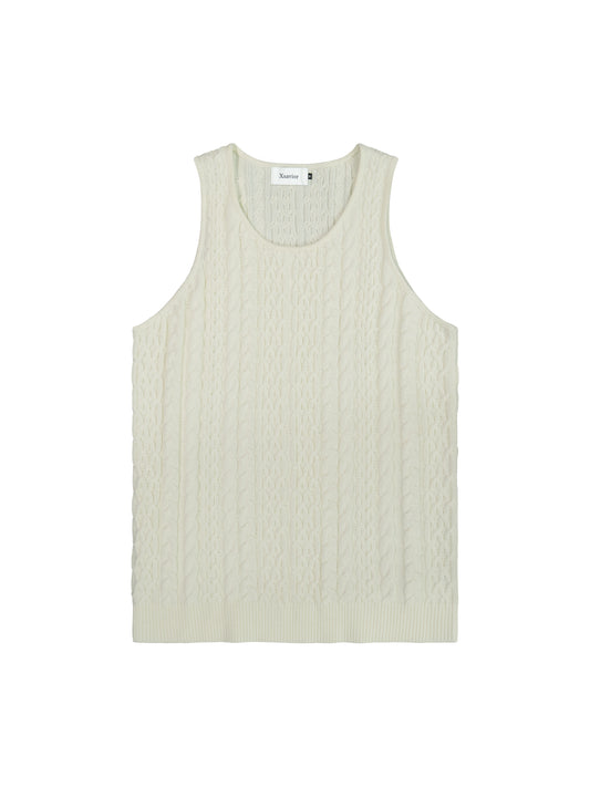 CABEL KNIT WIFEBEATER